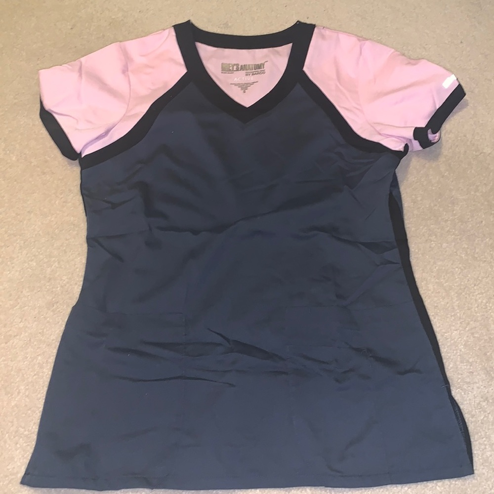 Greys anatomy two toned scrub top